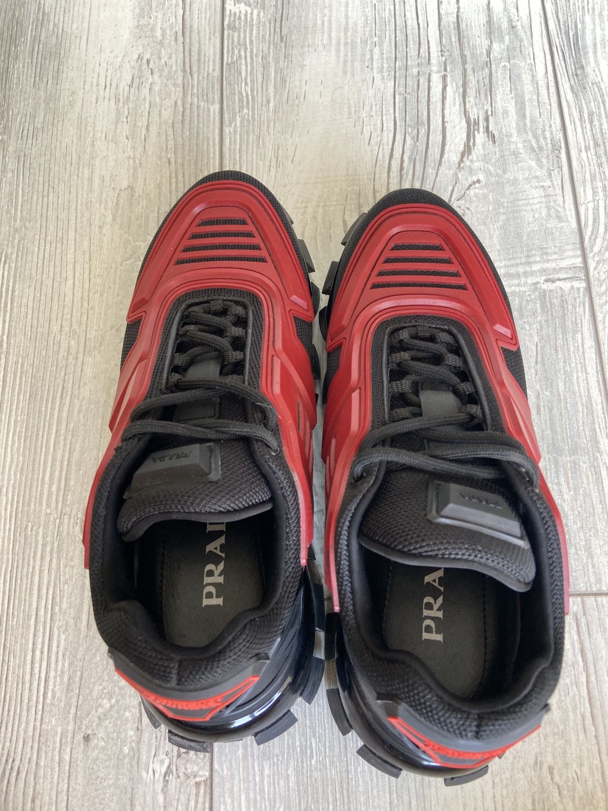 Prada Prada Cloudbust Thunder Knit Sneaker 'Scarlet' Size US 10 / EU 43 - 18 Thumbnail