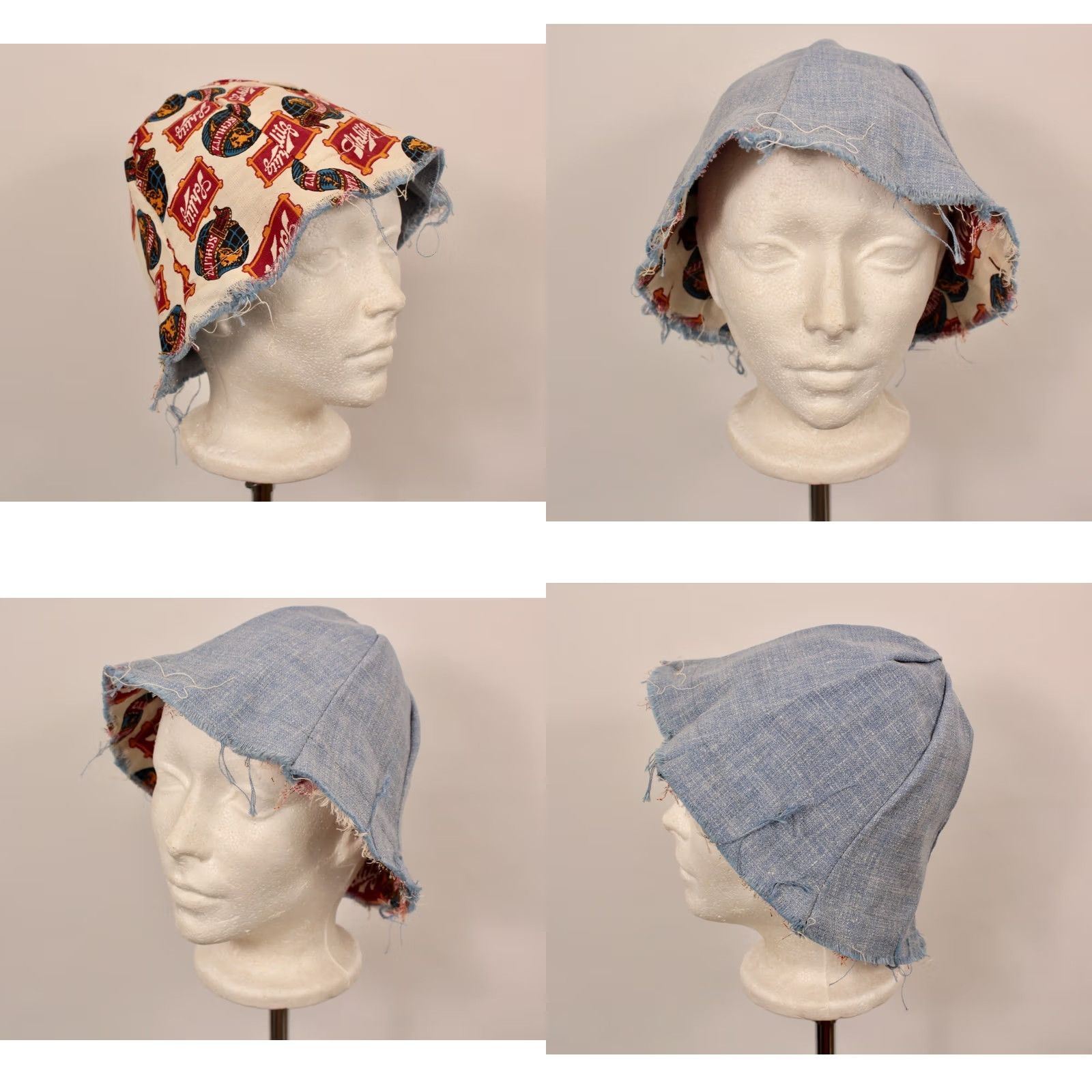 Vintage VINTAGE Schlitz Advertisement Bucket Hat 60s Beer 1960s Men's Hat Size ONE SIZE - 8 Thumbnail