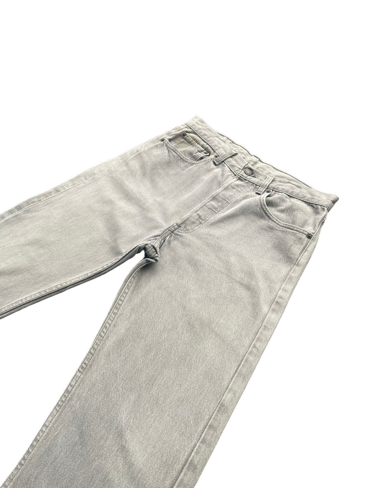 Levi's Vintage 1991 Levis 501 e Grey Faded Denim Size US 32 / EU 48 - 2 Thumbnail