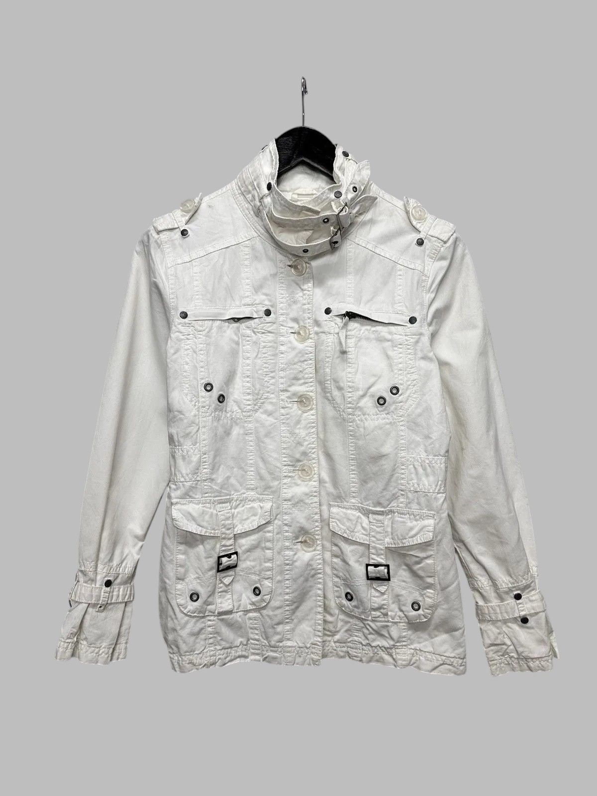 Hysteric Glamour Ifsixwasnine Jacket White Japan Fur Goa Tornado Style Size S / US 4 / IT 40 - 1 Thumbnail