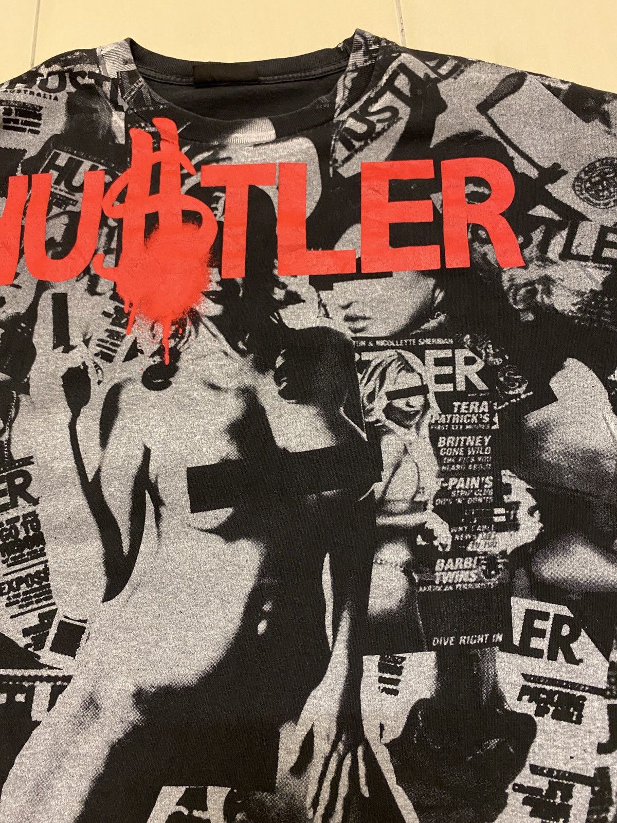 Other × Vintage Hustler Hardcore Porn Magazine All Over Print Size US XL / EU 56 / 4 - 3 Thumbnail