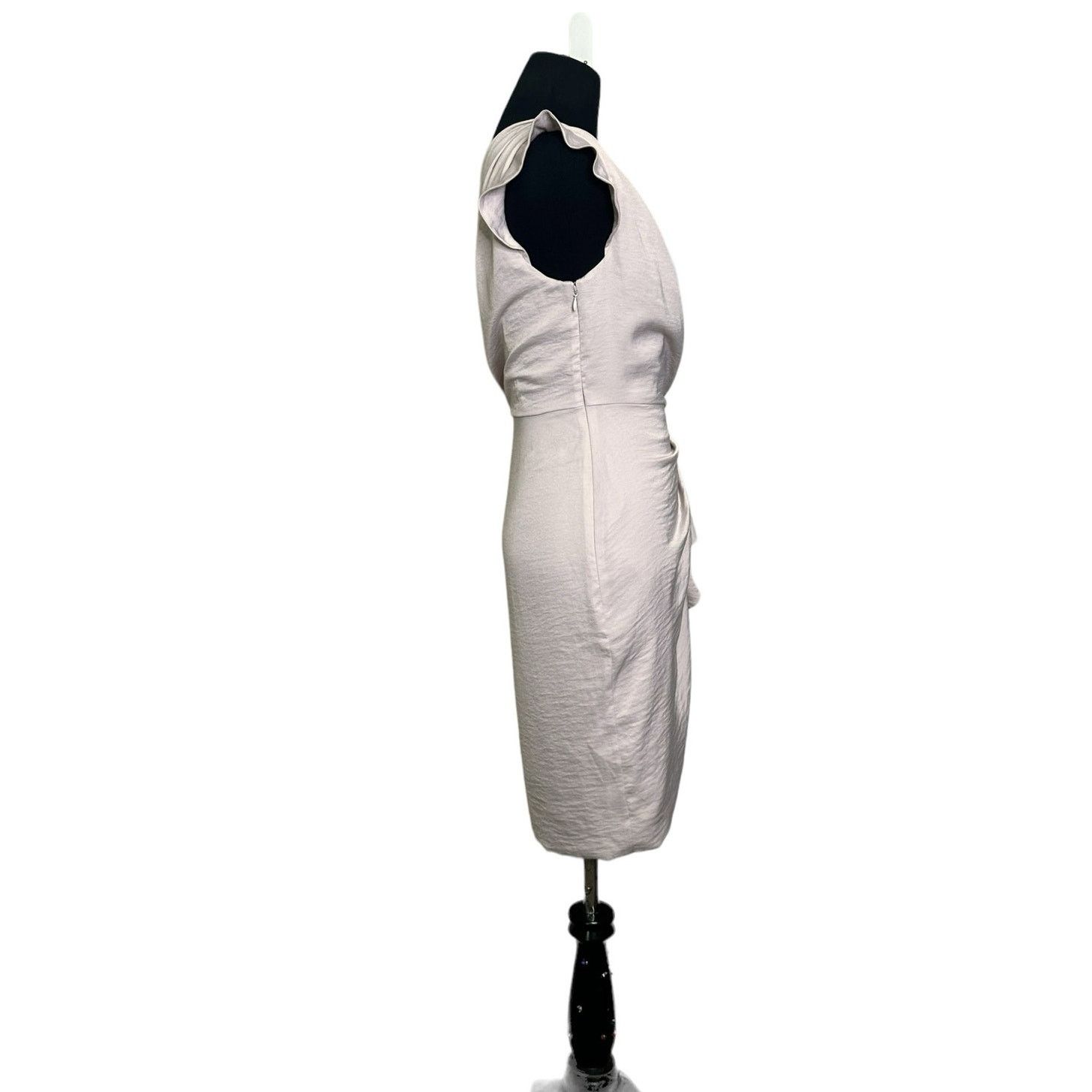 Allsaints AllSaints beige one shoulder party dress size 2 Size XS / US 0-2 / IT 36-38 - 13 Thumbnail