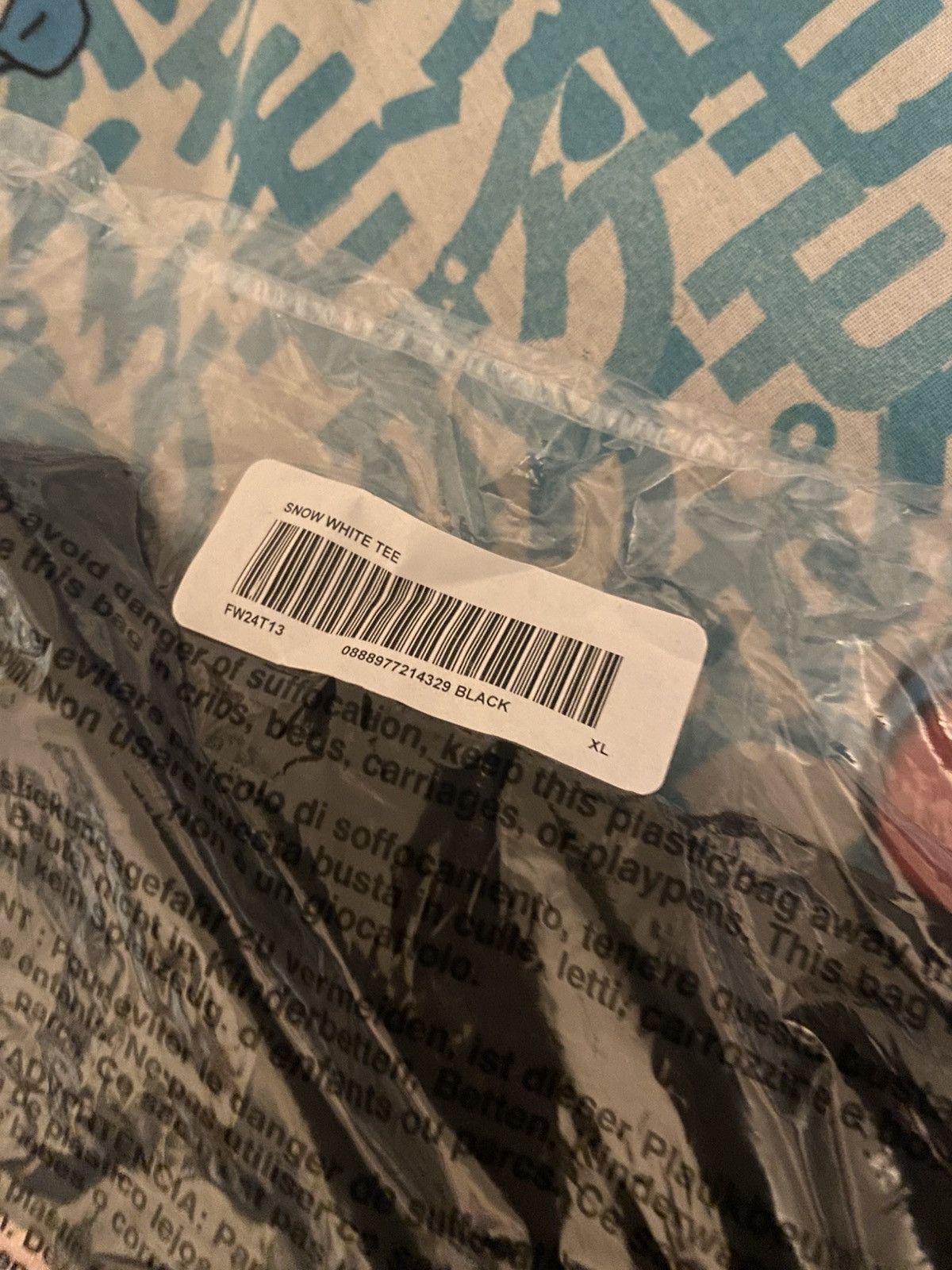 Disney × Supreme Supreme Snow White Tee Black Size XL Size US XL / EU 56 / 4 - 5 Thumbnail