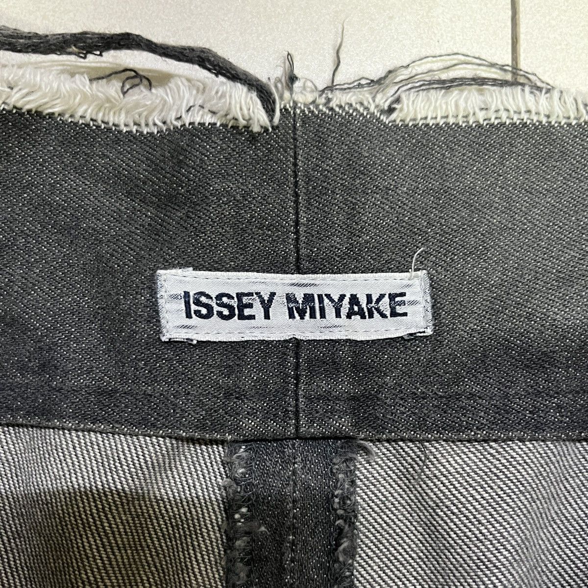 Issey Miyake Vintage Issey Miyake Reconstructed Patchwork Flare Jeans Size 31" - 7 Thumbnail