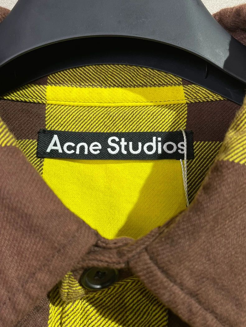 Acne Studios Acne Studios Smiling face embroidered color-blocking check Size US S / EU 44-46 / 1 - 4 Thumbnail