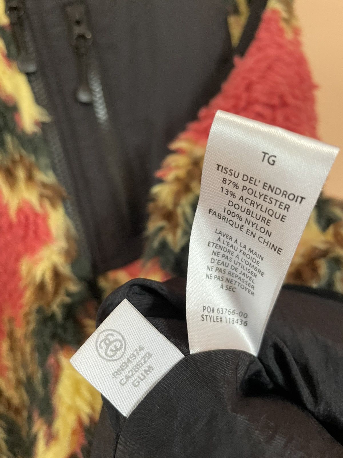 Stussy Stussy Fleece vest Size US XL / EU 56 / 4 - 6 Thumbnail