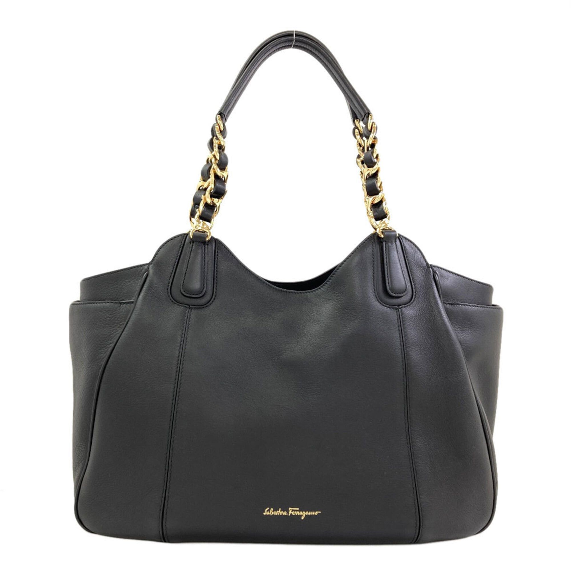 Salvatore Ferragamo Salvatore Ferragamo Melinda Tote Bag, Calfskin, Women's Size ONE SIZE - 1 Thumbnail