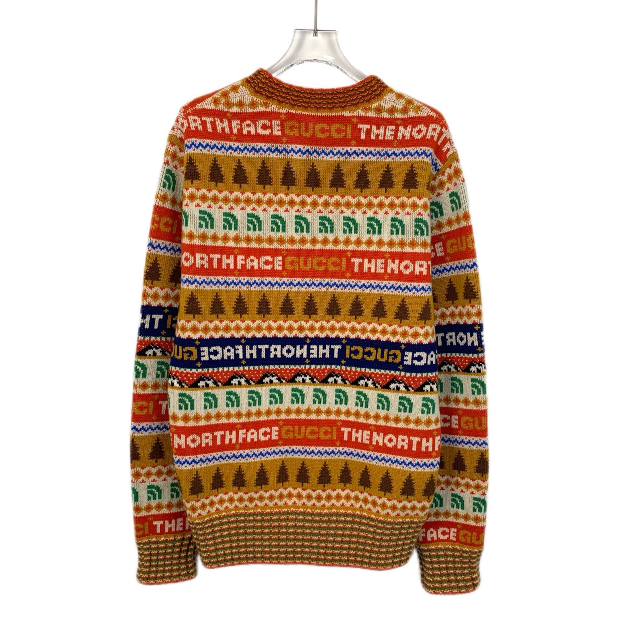Gucci The North Face X Gucci Multicolor Wool Sweater Unisex Made I Size S / US 4 / IT 40 - 2 Thumbnail