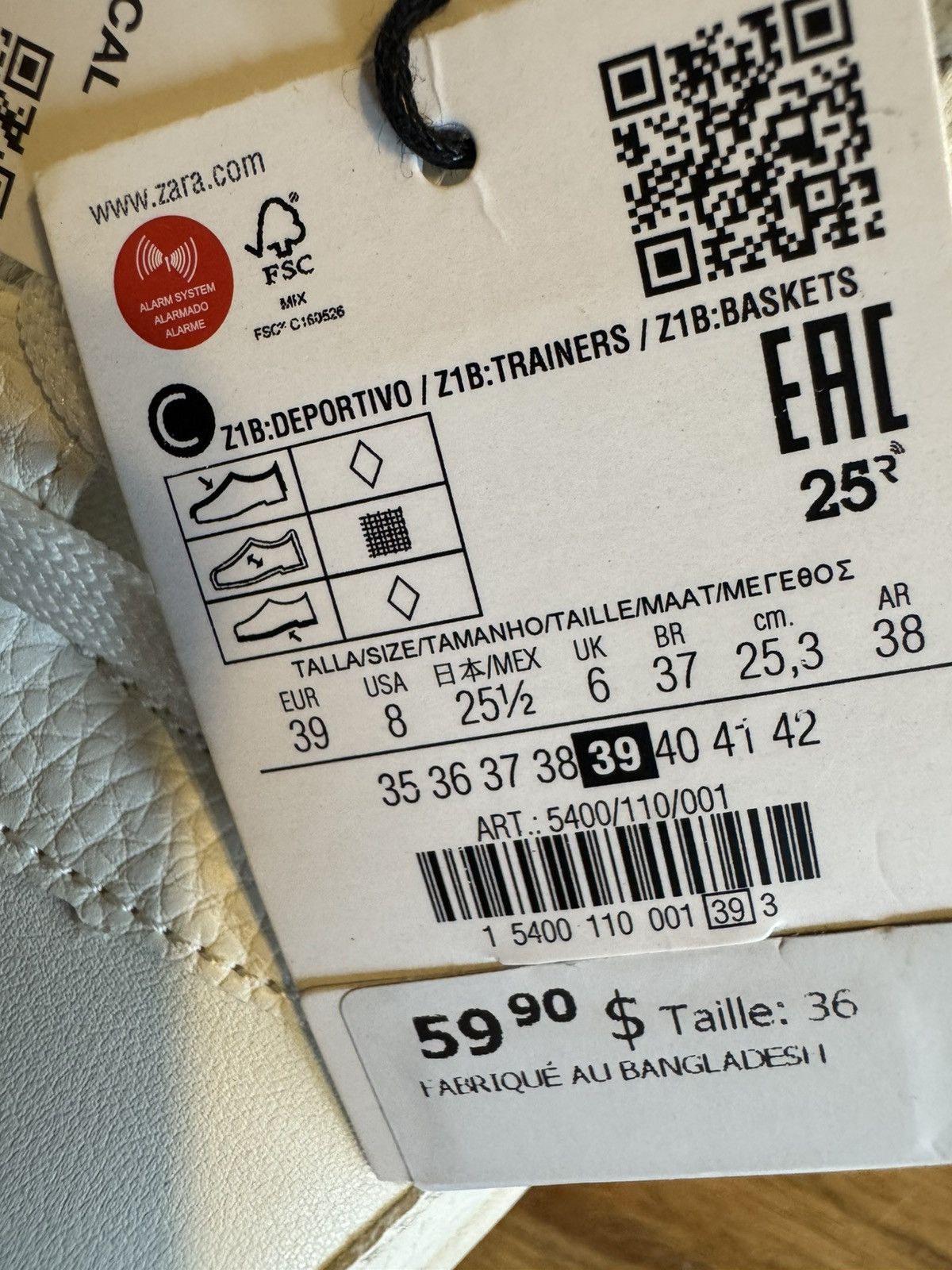 Zara Brand new Zara platform sneakers Size US 8 / IT 38 - 10 Thumbnail