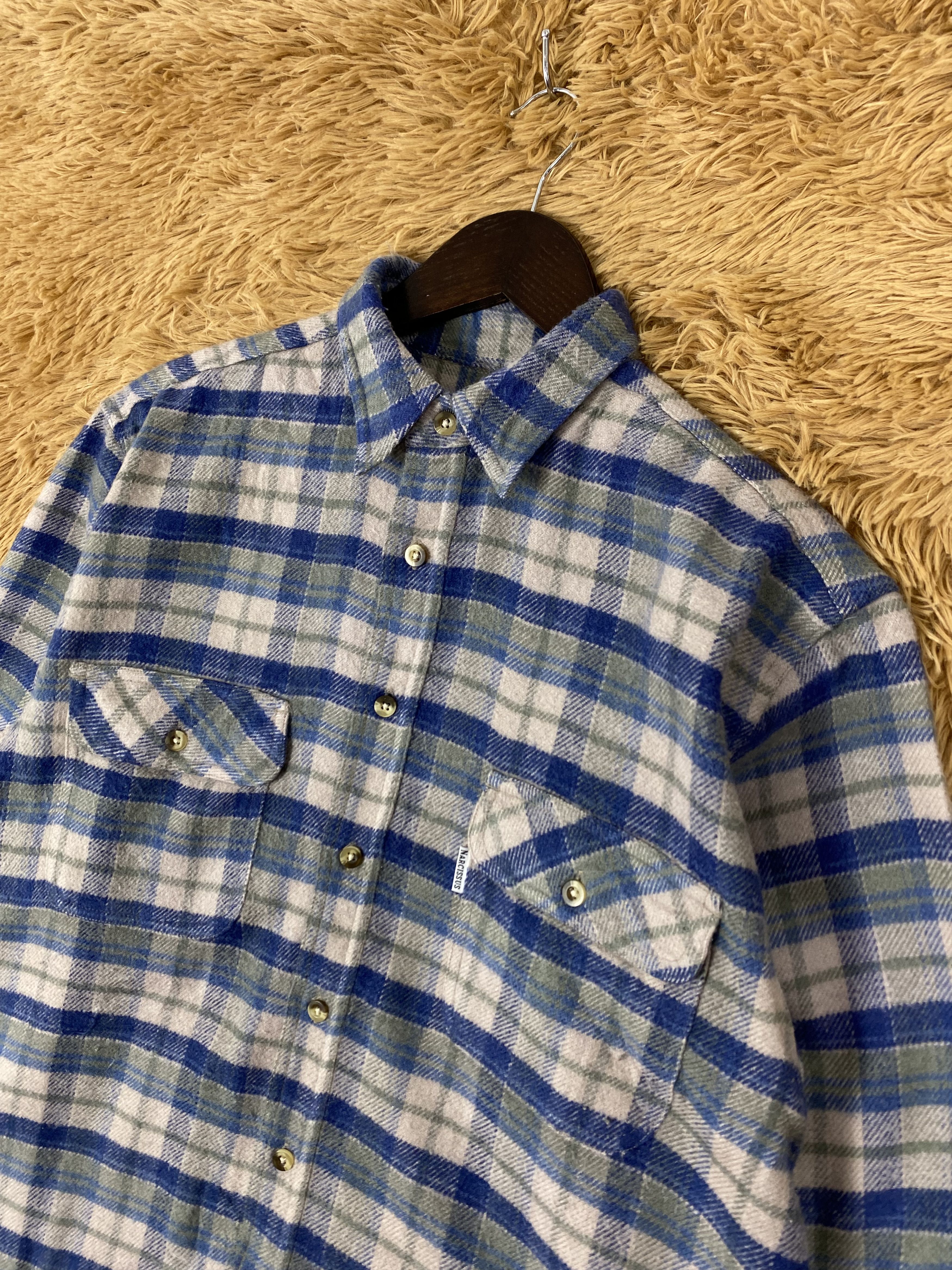 Japanese Brand × Lumberjack × Vintage Vintage Narcissus Long Sleeve Shirts PS0190 Size US S / EU 44-46 / 1 - 2 Thumbnail
