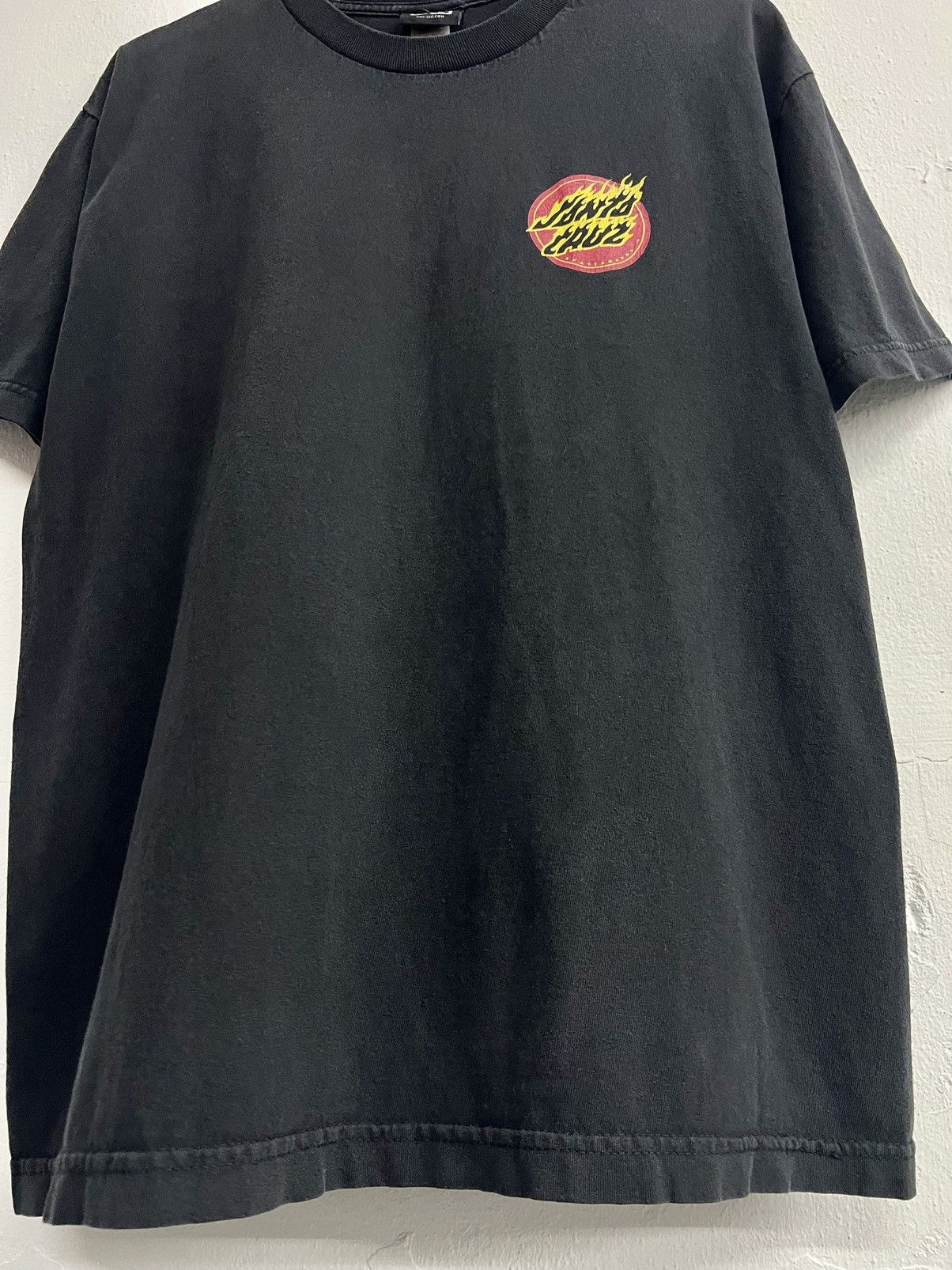 Hook-Ups × Santa Cruz Skateboards × Vintage Vintage Y2K Santa Cruz Skateboard Flame Tee Size US L / EU 52-54 / 3 - 5 Thumbnail