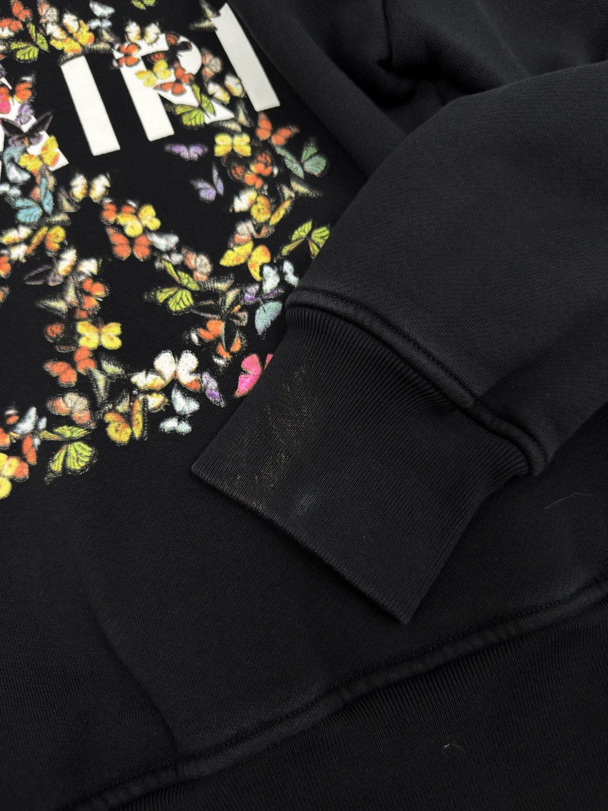 Amiri Amiri Size S Sweatshirt Black Floral Chest Peace Logo Size US S / EU 44-46 / 1 - 12 Thumbnail