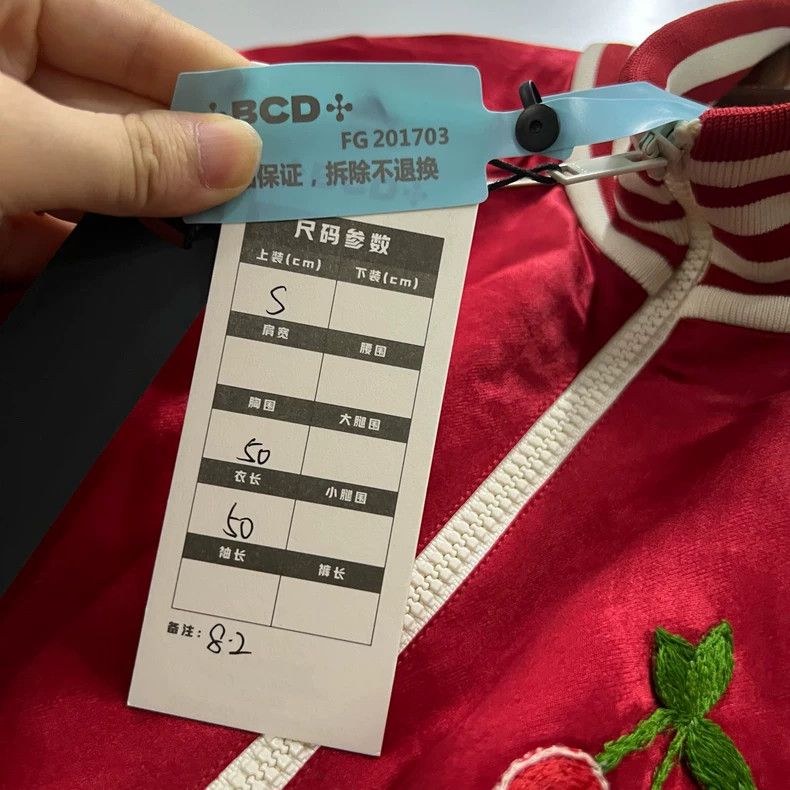 Gucci Gucci GG cherry embroidered jacket 2502-Nextarrow Size S / US 4 / IT 40 - 5 Thumbnail