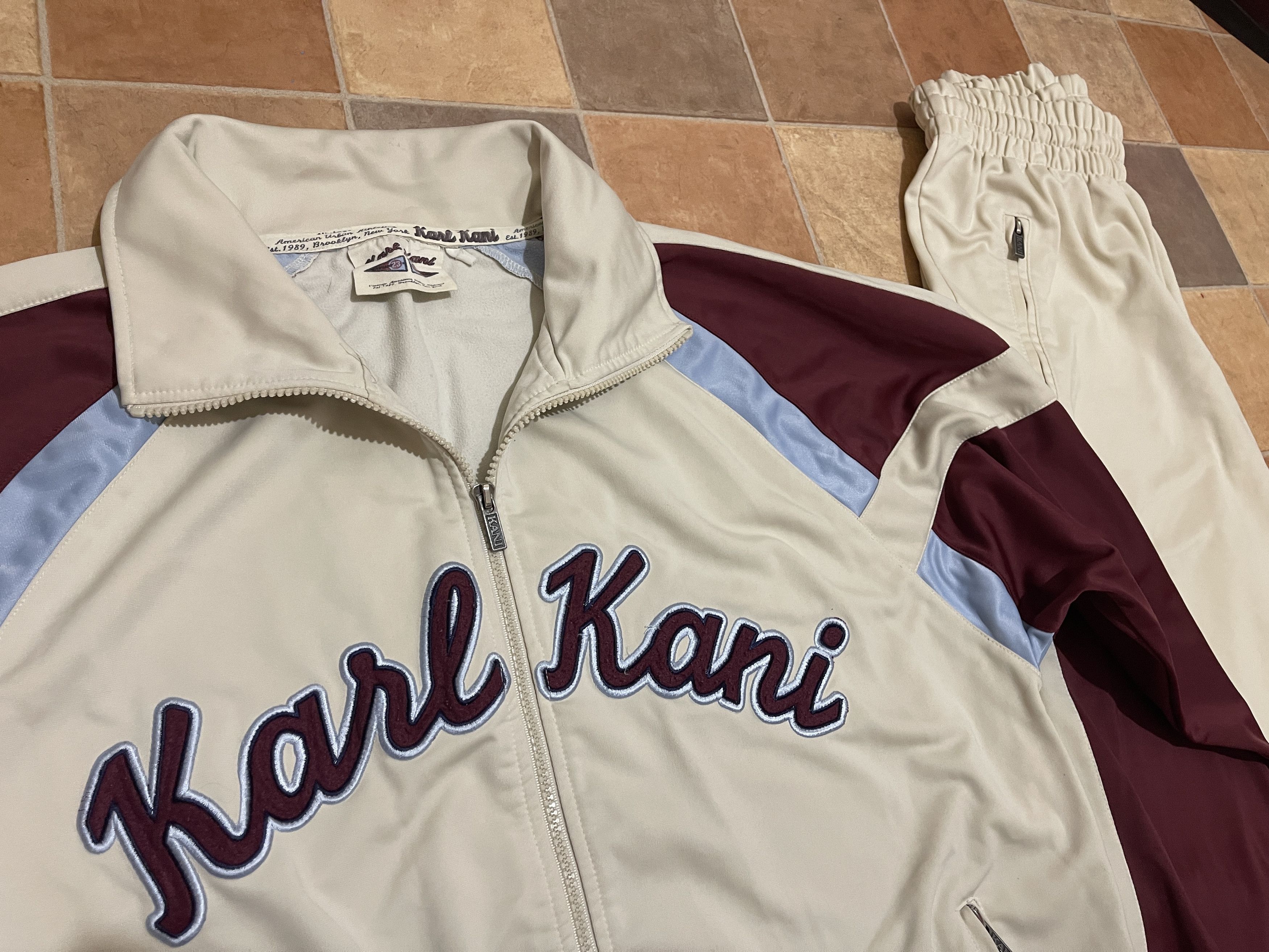 Karl Kani KARL KANI tracksuit, Kani track suit jacket pants set, 90s L Size US L / EU 52-54 / 3 - 3 Thumbnail