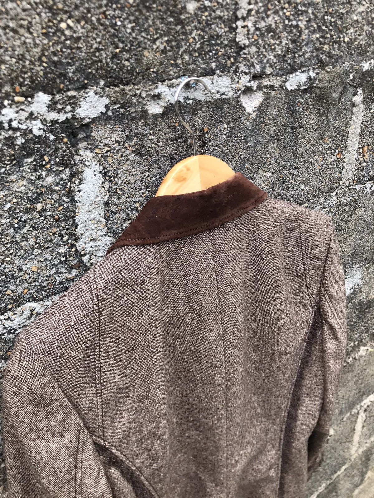 Les Copains 💥Luxury Les Copains Leather Collar Jacket Size M / US 6-8 / IT 42-44 - 15 Thumbnail