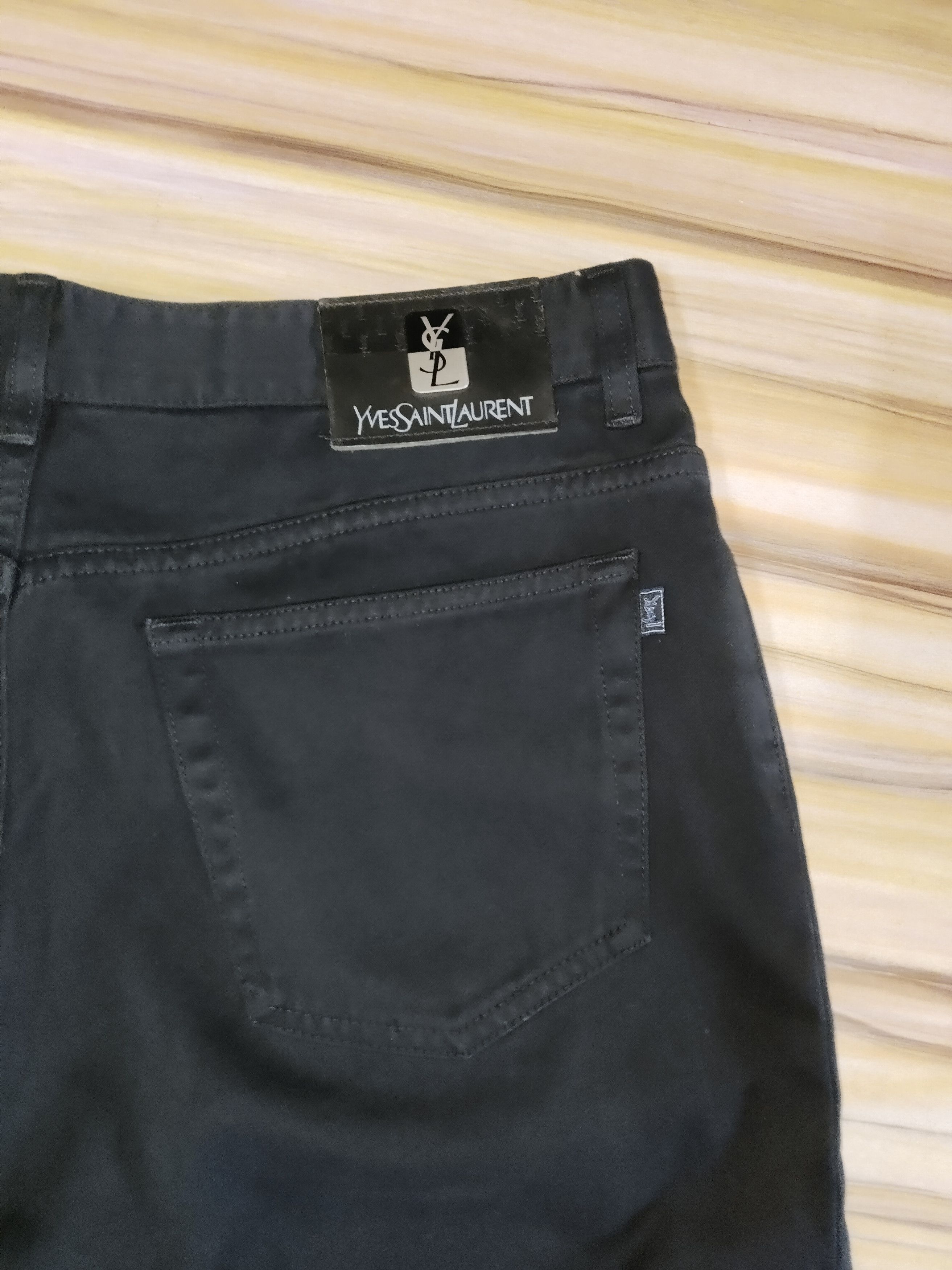 Yves Saint Laurent YVES SAINT LAURENT Black Jeans Size US 34 / EU 50 - 9 Thumbnail
