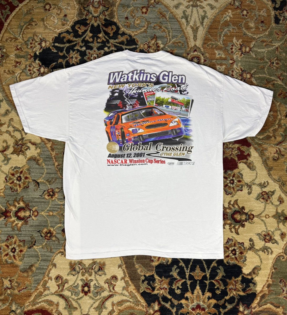 NASCAR × Vintage Vintage 2001 NASCAR T-shirt Size US XL / EU 56 / 4 - 1 Thumbnail