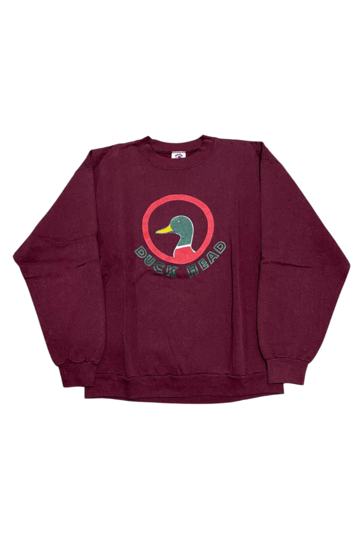 Duck Head Vintage Distressed Duck Head 90s Sweatshirt Size US XL / EU 56 / 4 - 1 Thumbnail