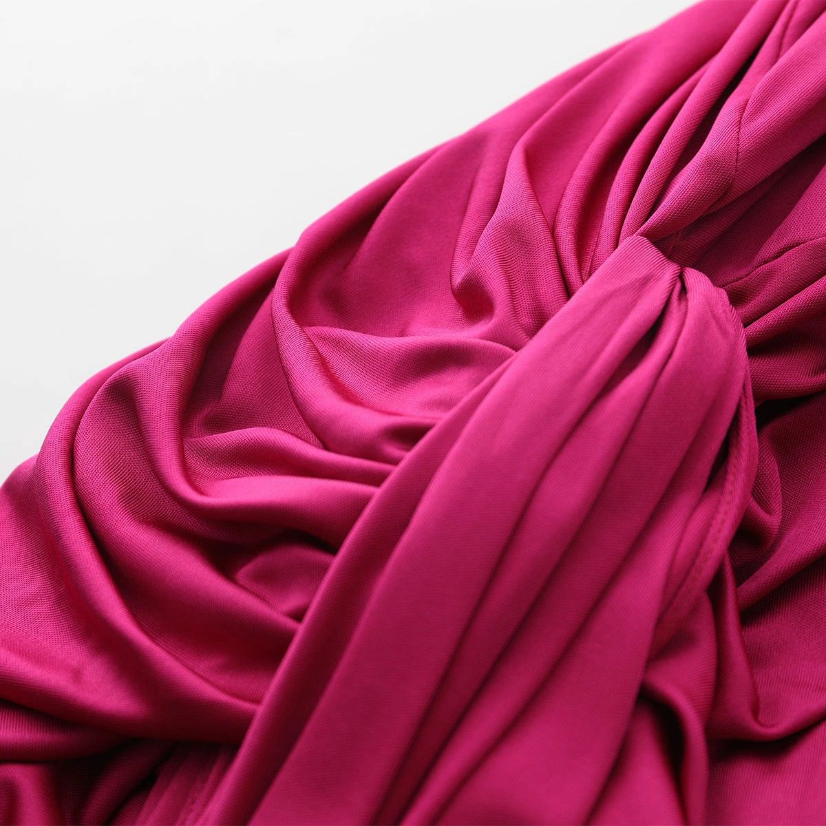 Saint Laurent Paris o1s1wg110924 Draped Dress in Jersey in Pink Size M / US 6-8 / IT 42-44 - 7 Thumbnail