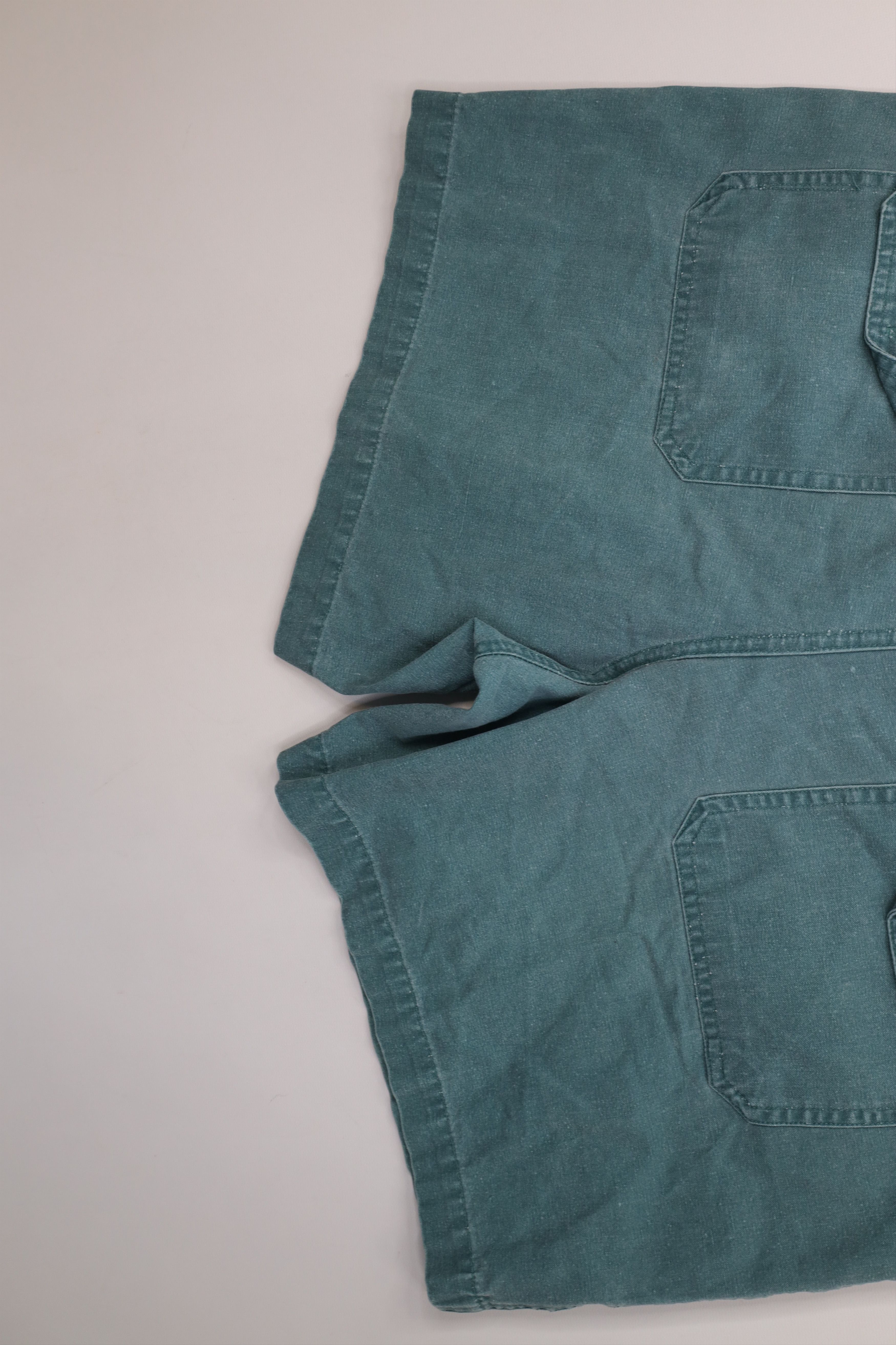 Vintage Vintage 90s Streetwear Above Knee Cargo Shorts Green Size US 34 / EU 50 - 11 Thumbnail