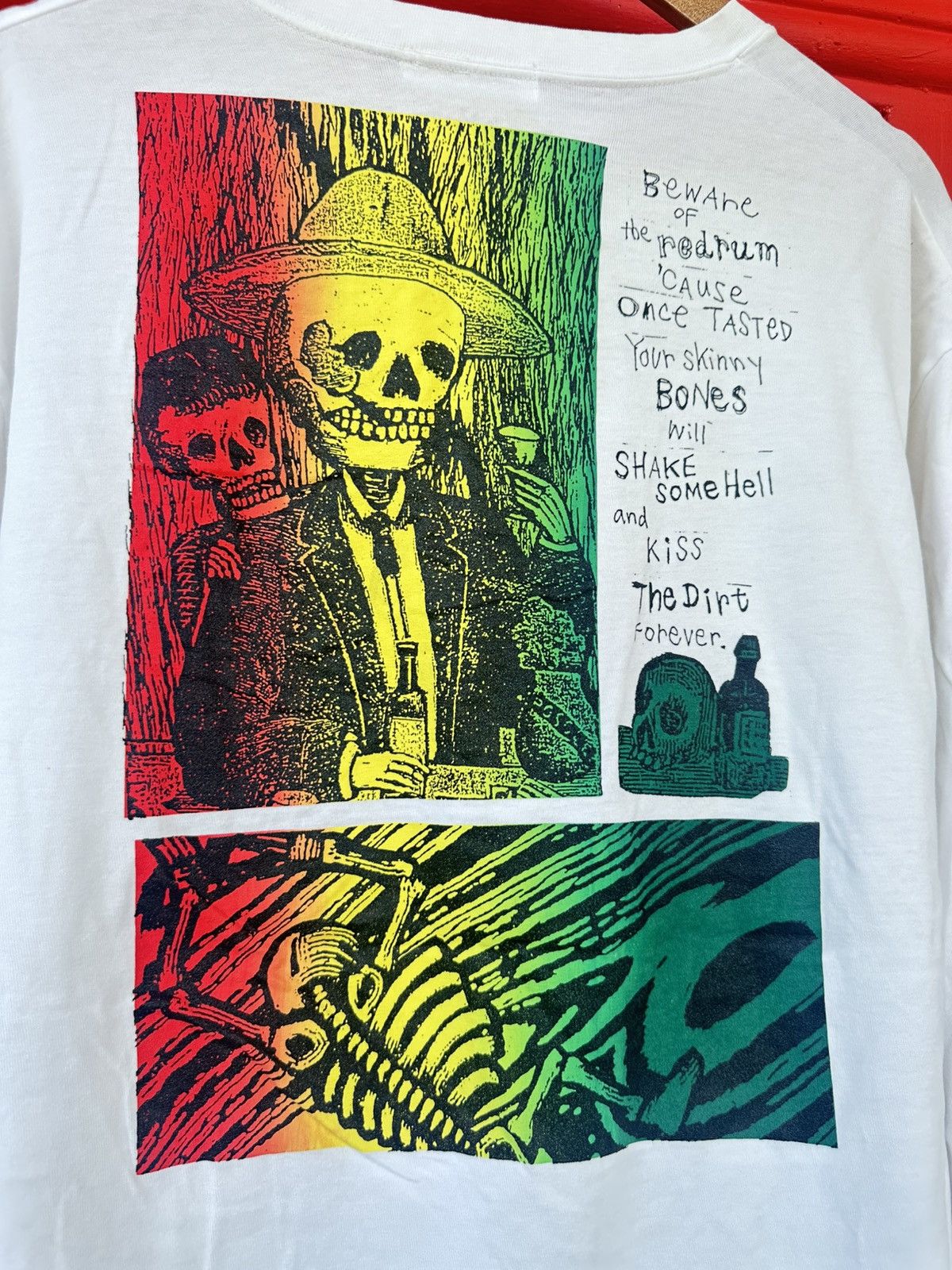 Hysteric Glamour Vintage 90s Hysteric Glamour The Red Rum “Billy The Bone” Size US L / EU 52-54 / 3 - 4 Thumbnail