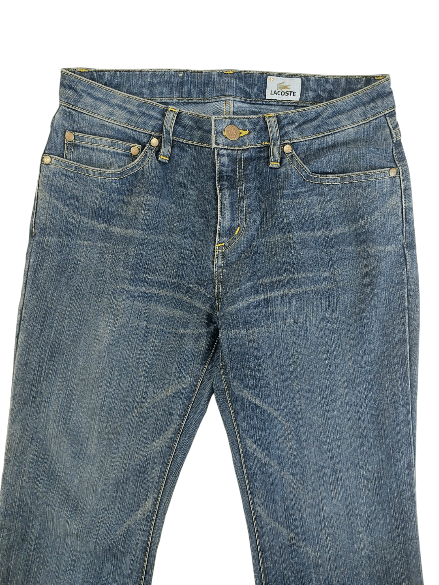 Lacoste Flare Vintage Lacoste Made in Japan Denim Size 26" / US 2 / IT 38 - 3 Thumbnail