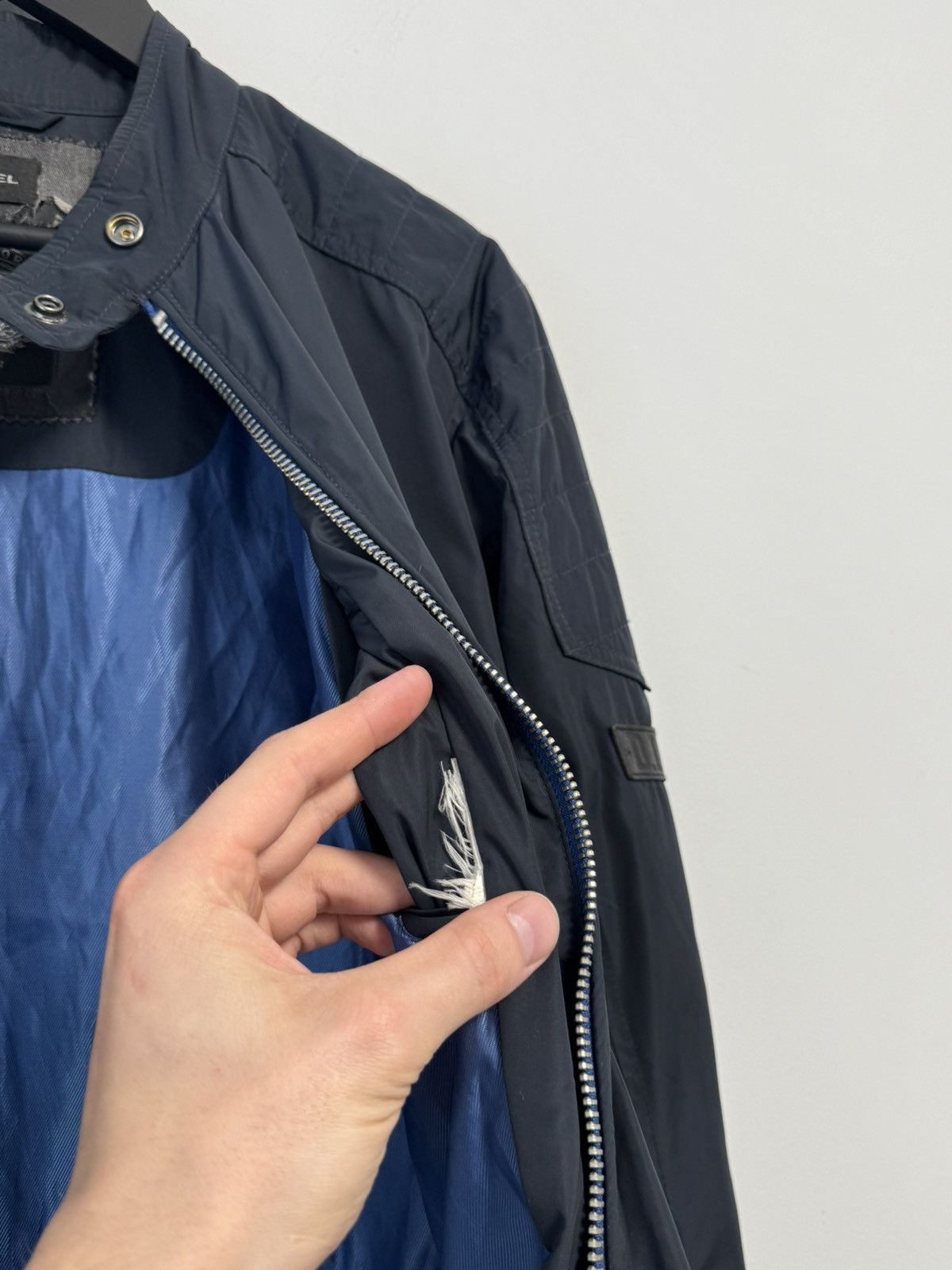 Diesel × Vintage Y2K Style Rare Jacket Diesel Nylon 🔥 Size US L / EU 52-54 / 3 - 12 Thumbnail