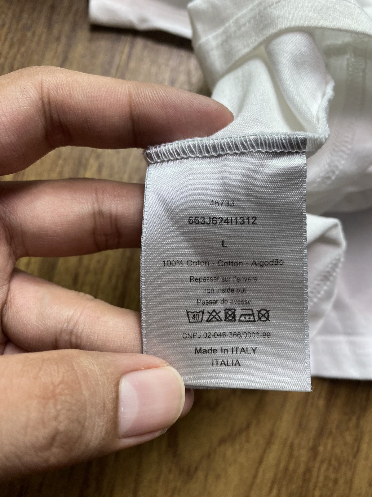 Dior FW17 Dior Homme They Should Just Let Us Rave Tee Size US L / EU 52-54 / 3 - 7 Thumbnail