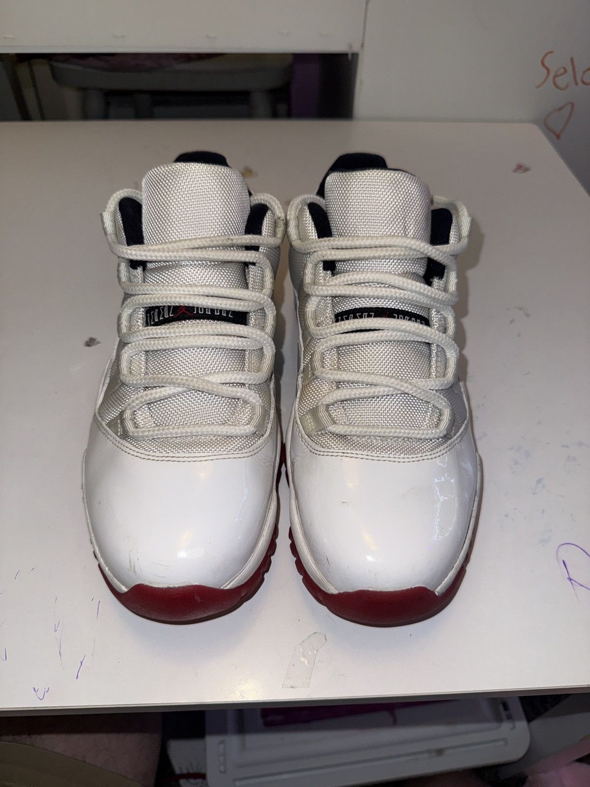 Nike Jordan 11 low cherry bottom Size US 9 / EU 42 - 3 Thumbnail