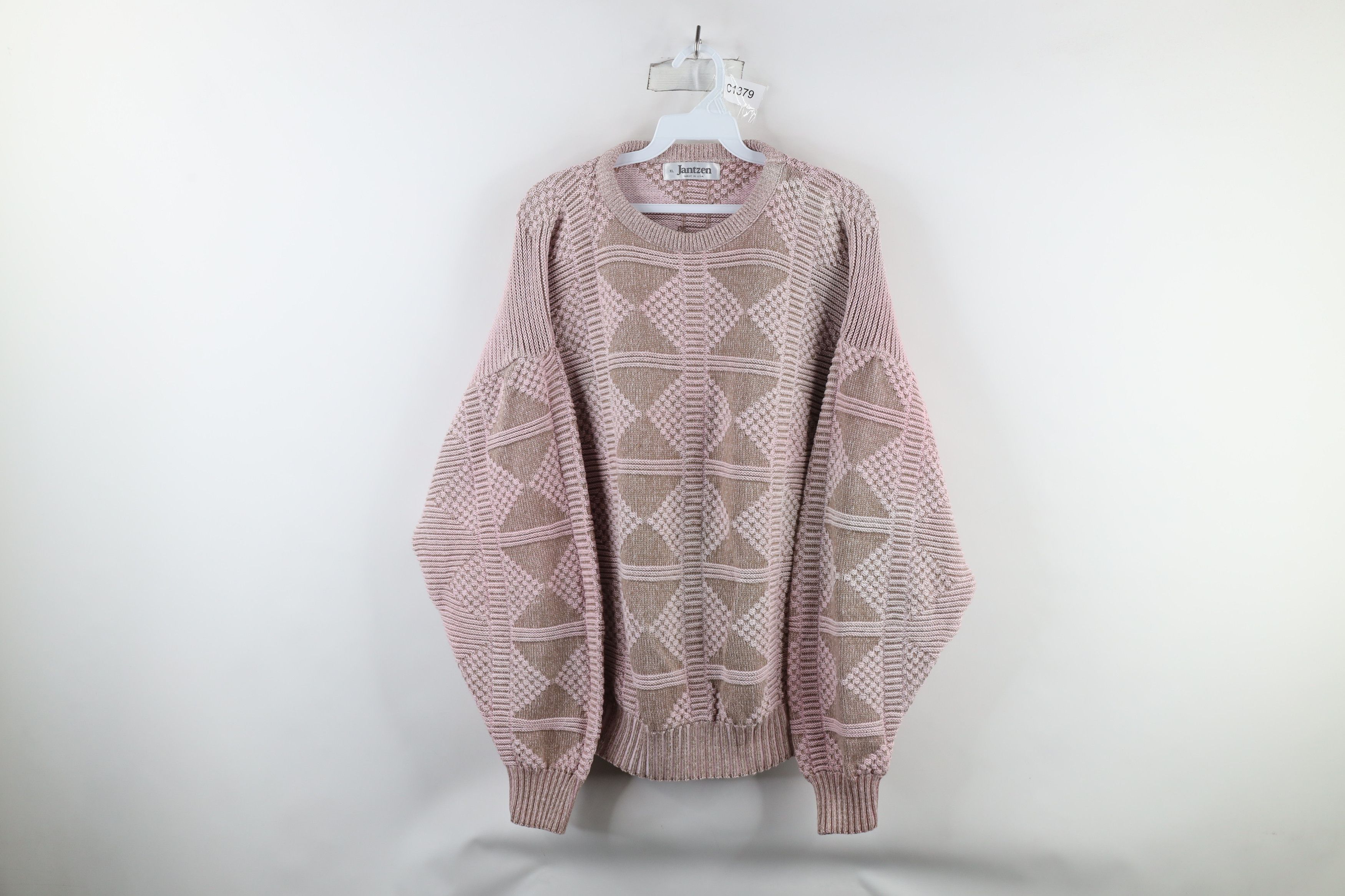Vintage Vintage 90s Streetwear Heavyweight Ribbed Knit Sweater USA Size XL / US 12-14 / IT 48-50 - 1 Thumbnail