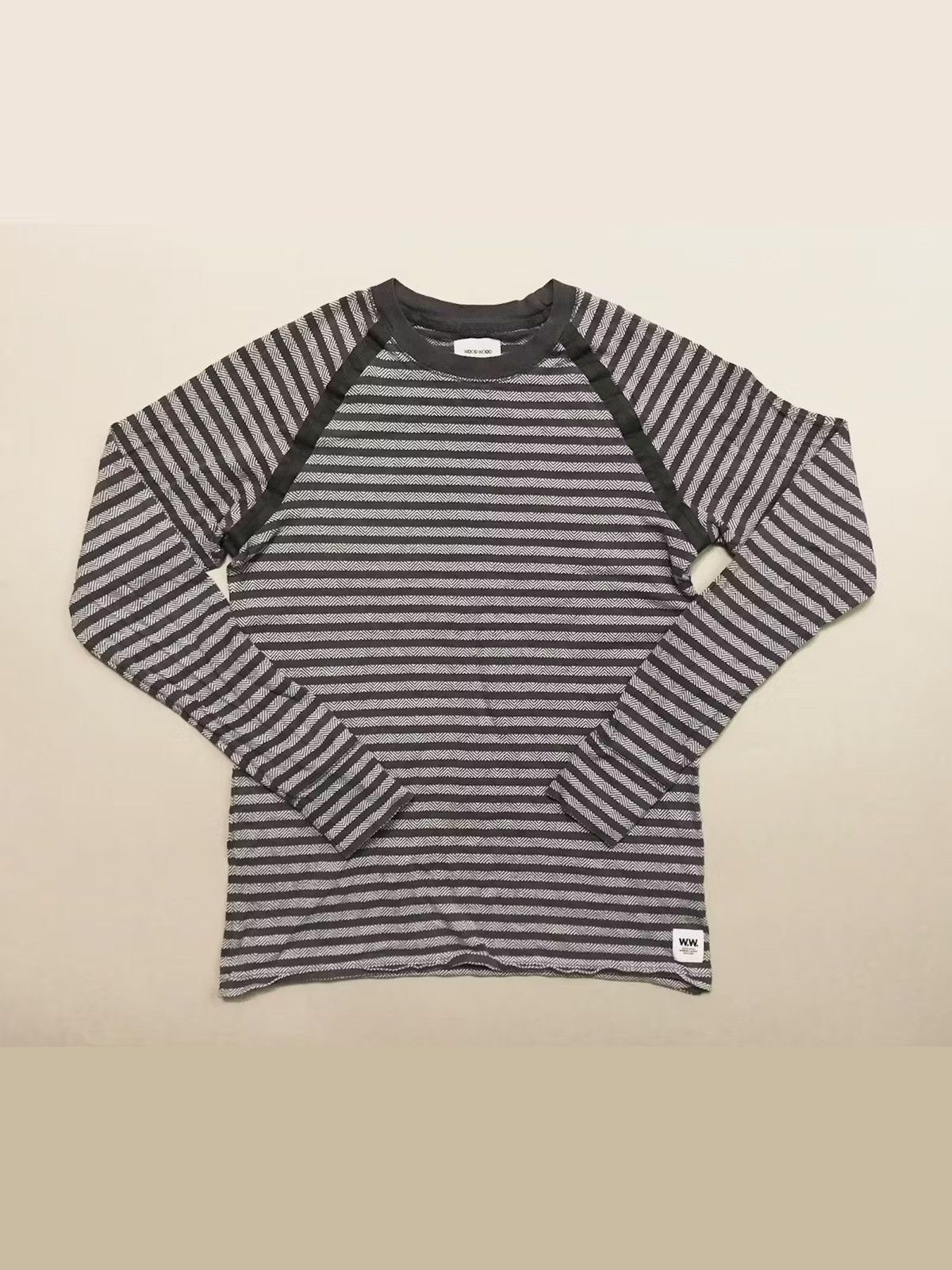 Other Wood Wood Men Longsleeve Size S Striped Raglan Shirt Size US S / EU 44-46 / 1 - 1 Thumbnail