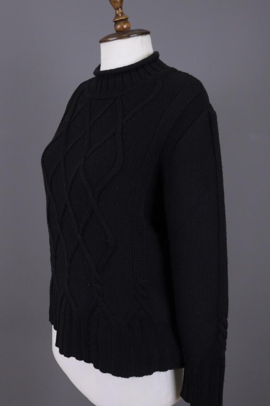 Carlo Colucci Carlo Colucci Black Wool Embroidered Knit Sweater Size 40 Size M / US 6-8 / IT 42-44 - 8 Thumbnail