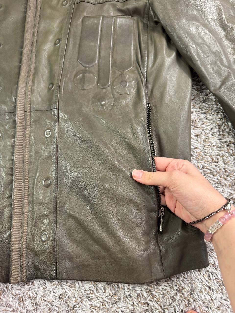 Diesel Black Gold Diesel Black Gold Label Sheep Leather Moto Jacket Biker Size US XXL / EU 58 / 5 - 2 Thumbnail