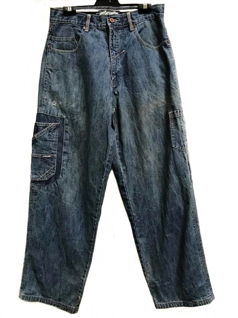 2000's pelle pelle rigid denim pants - メルカリ