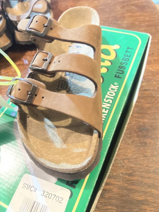 Vintage NIB Betula Original Birkenstock Fussbett 3 strap