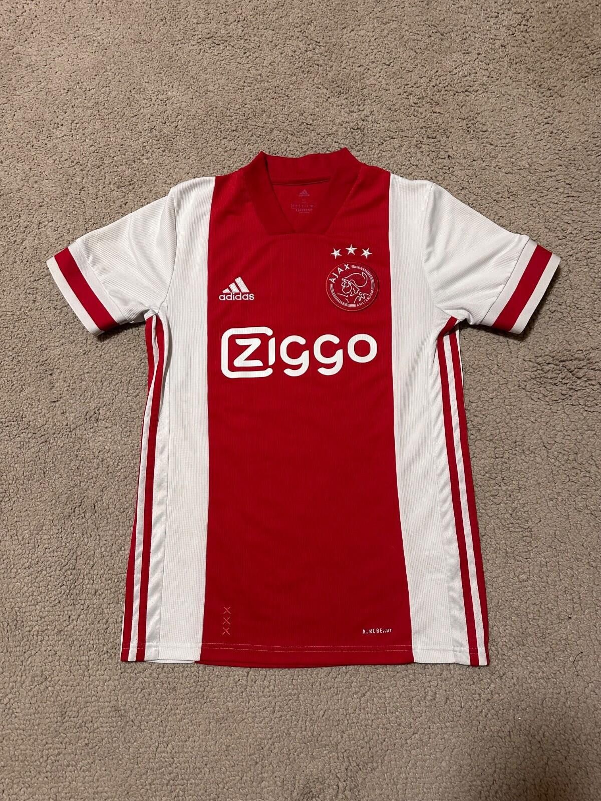 Adidas AJAX ADIDAS 2020/2021 FOOTBALL SOCCER HOME JERSEY Sz S Size US S / EU 44-46 / 1 - 1 Thumbnail