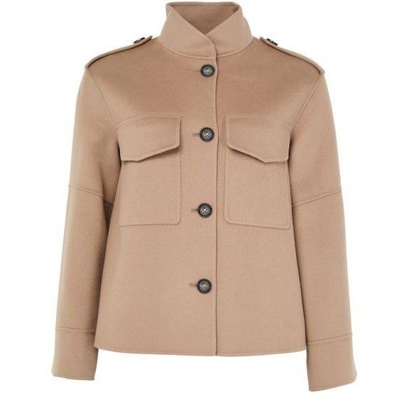 Max Mara MAX MARA Free High Neck Brown Wool Jacket New & Authentic (W Size XS / US 0-2 / IT 36-38 - 1 Thumbnail