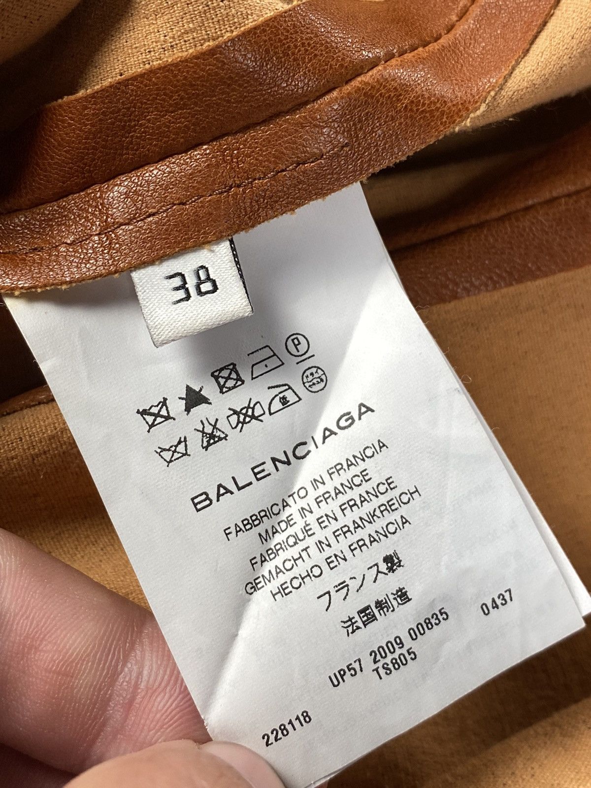 Balenciaga Balenciaga Leather Leggings Pants (Size 38) Size 27" / US 4 / IT 40 - 16 Thumbnail