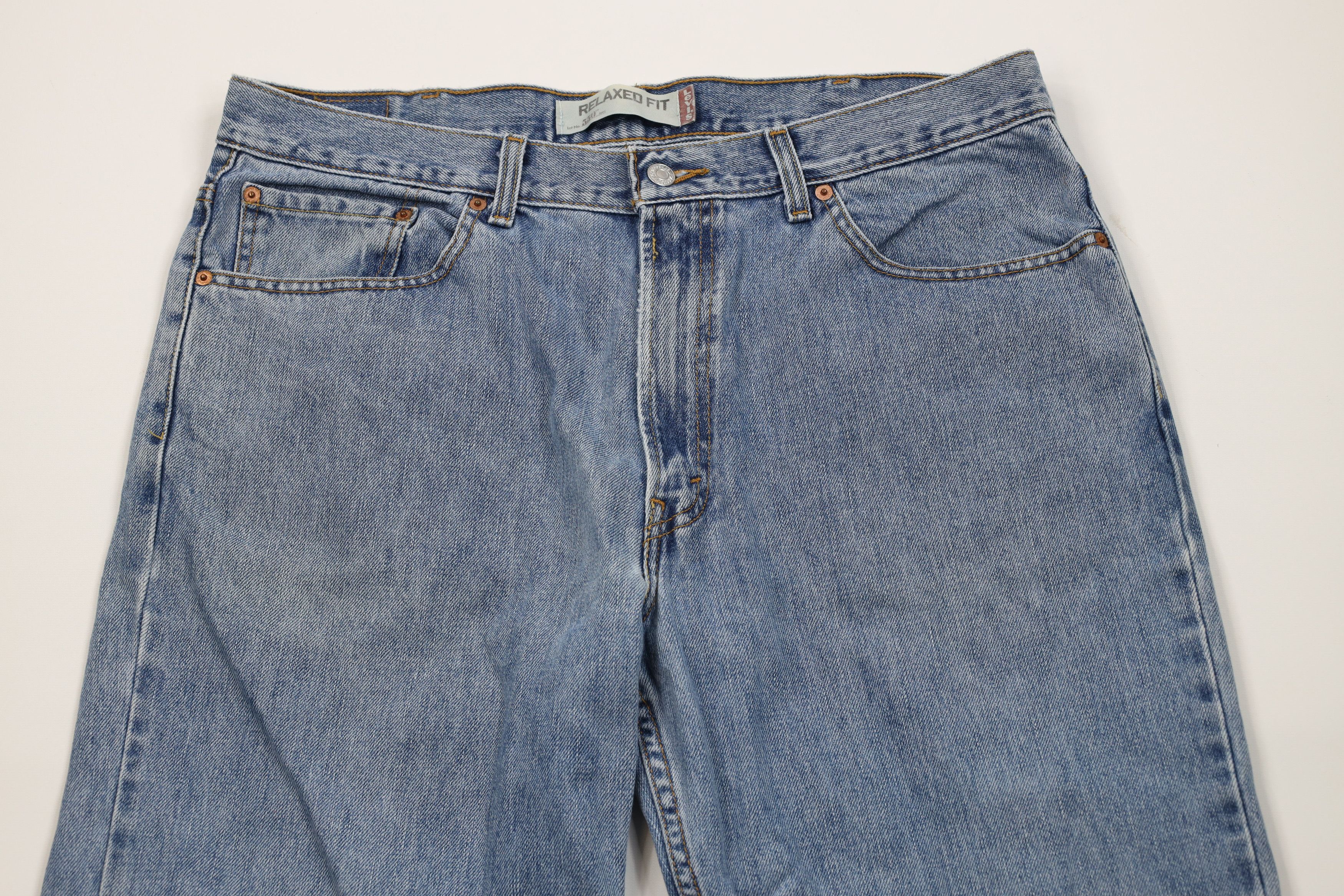 Levi's Vintage Y2K Levis 550 Relaxed Fit Denim Jeans Blue Cotton Size US 38 / EU 54 - 2 Thumbnail