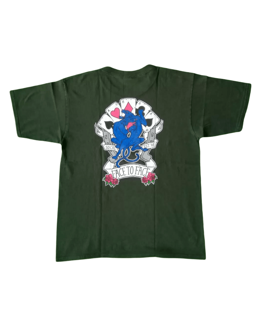 Band Tees × Vintage Vintage Face to Face Ace Girl Graphic Punk Rock Band Tees Size US L / EU 52-54 / 3 - 1 Thumbnail