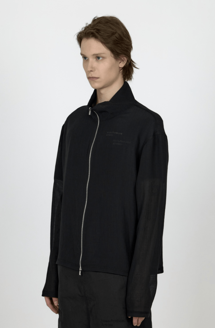 Other MPa VEIL CREPE ZIP JACKET (BLACK) , PLASTICPRODUCT Size US M / EU 48-50 / 2 - 3 Thumbnail