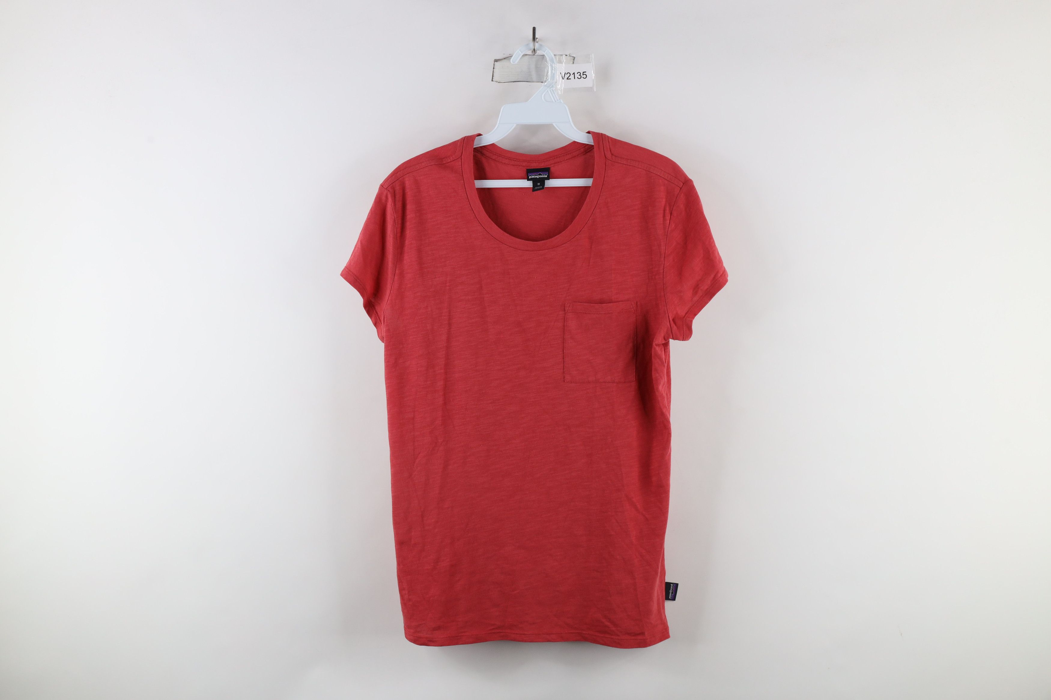 Patagonia × Vintage Patagonia Out Blank Short Sleeve Jersey Knit Pocket T-Shirt Size M / US 6-8 / IT 42-44 - 1 Thumbnail