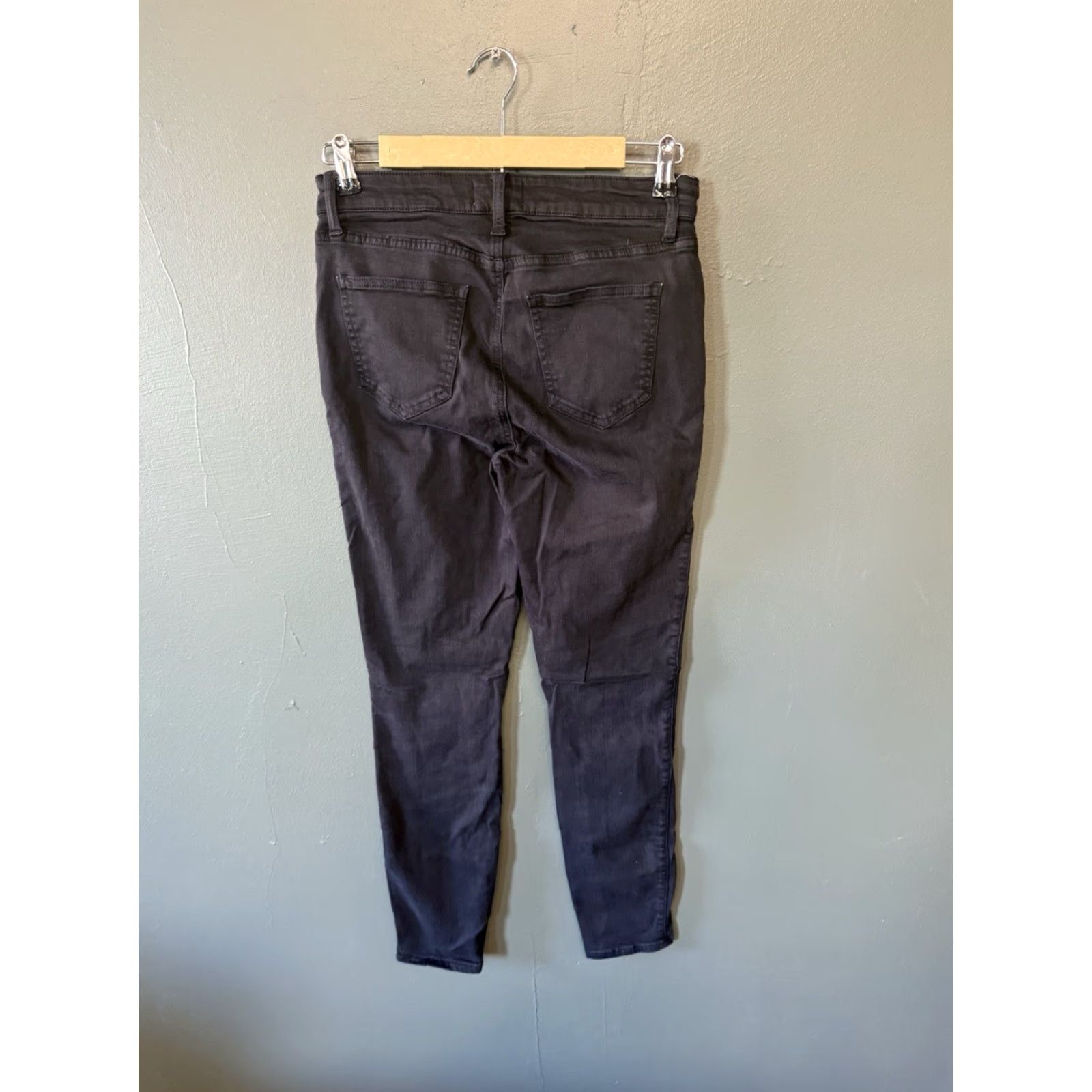 Pistola Pistola Womens Black Denim Jeans Skinny Tapered Size 27 Waist 27 Regular XS? Wait. Size 27" / US 4 / IT 40 - 2 Thumbnail