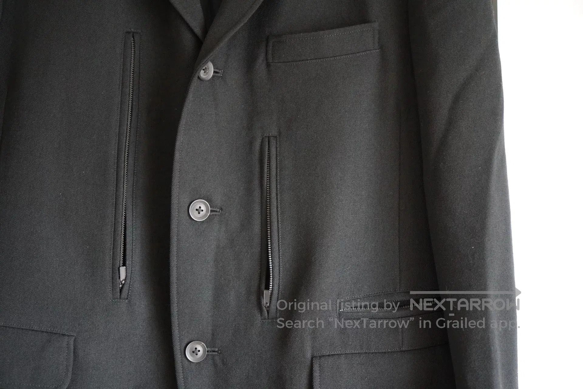 Yohji Yamamoto Yohji Yamamoto Black Pocket Zipper Suit. Size US M / EU 48-50 / 2 - 3 Thumbnail