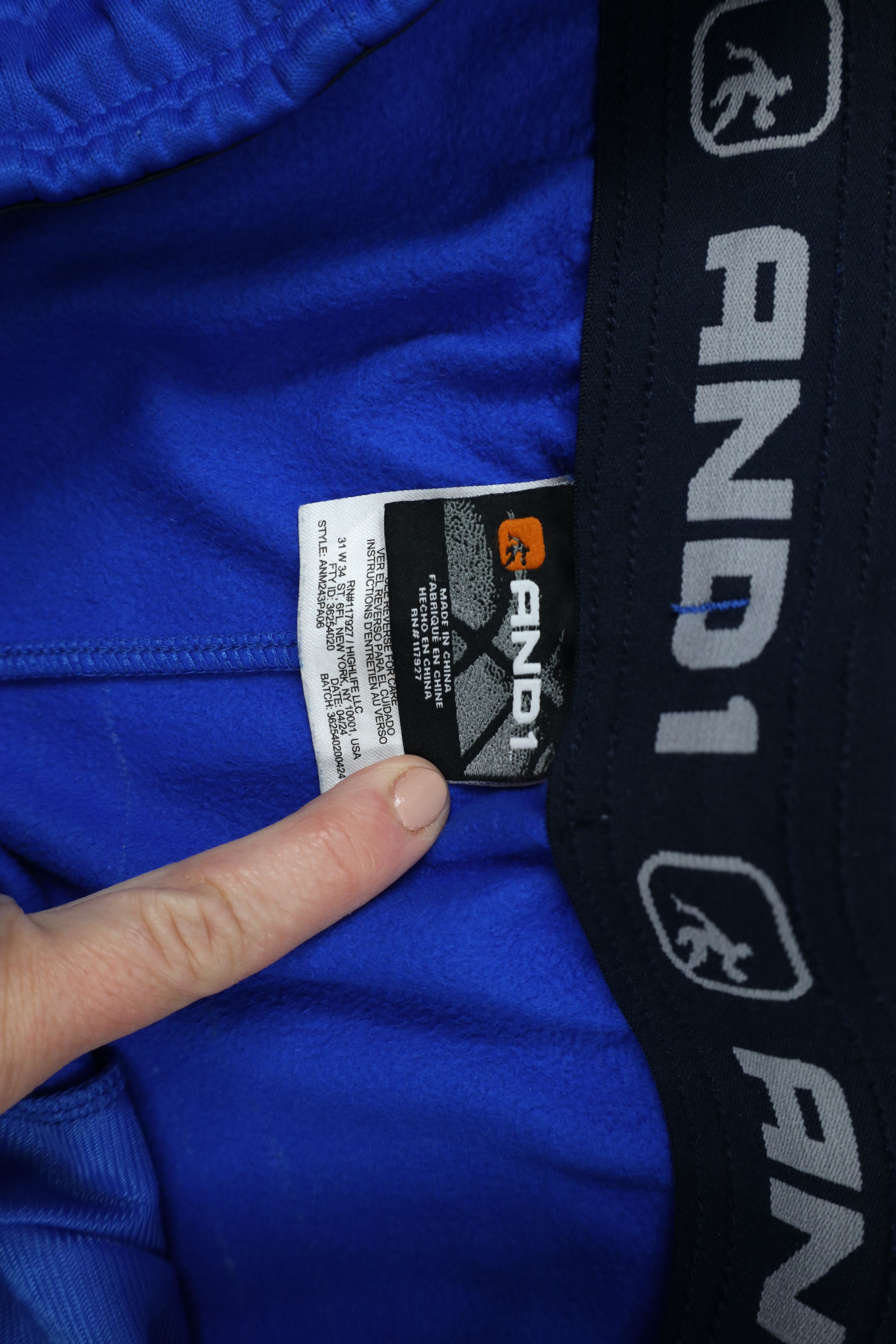Vintage Vintage Y2K And 1 And One Basketball Sweatpants Pants Blue Size US 36 / EU 52 - 9 Thumbnail