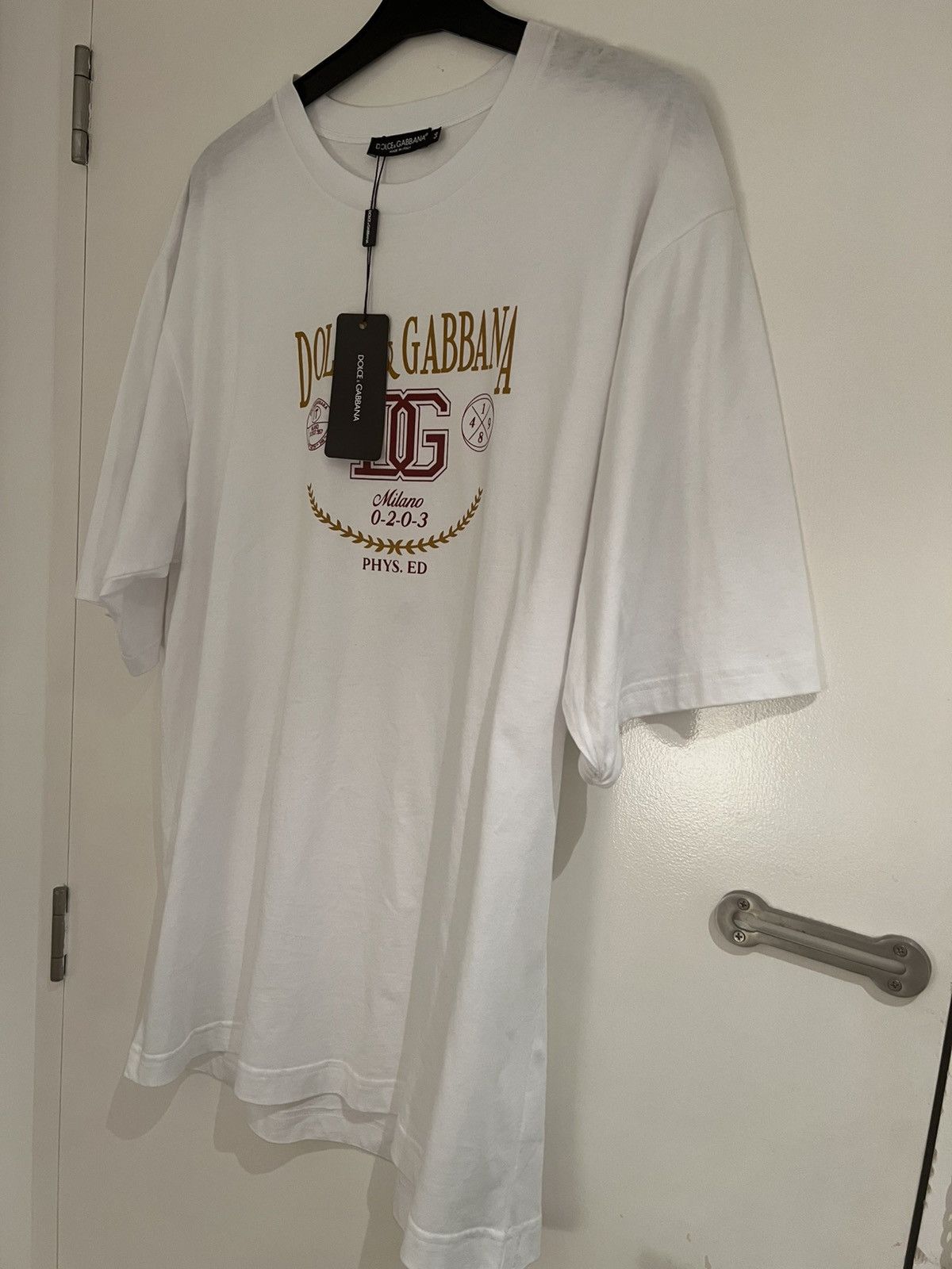Dolce & Gabbana Dolce&cabana logo T-shirt white size 56 Size US XL / EU 56 / 4 - 7 Thumbnail