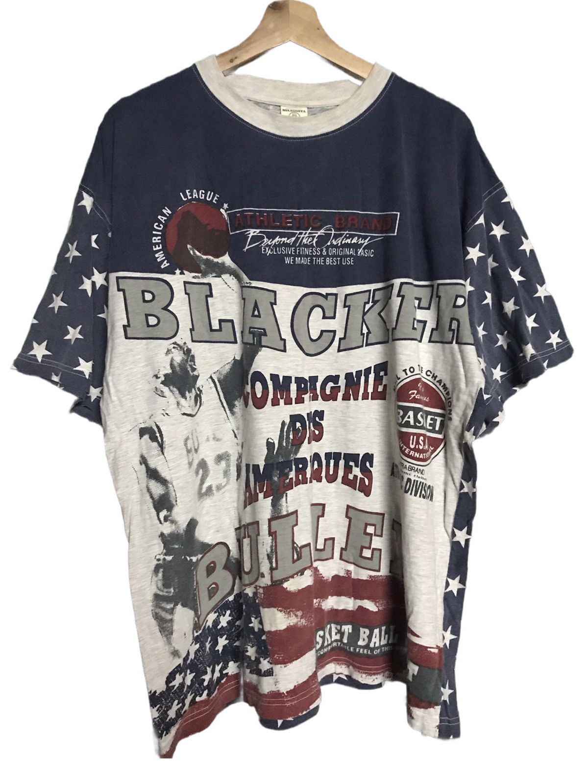 MLB Blacker Buller American League Basketball Crewneck Tee Size US L / EU 52-54 / 3 - 1 Thumbnail