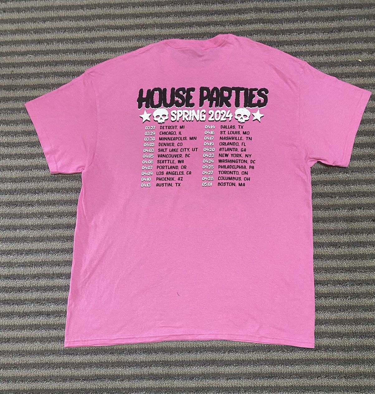 Other House Parties skulls Pink T-shirt Size XL / US 12-14 / IT 48-50 - 8 Thumbnail
