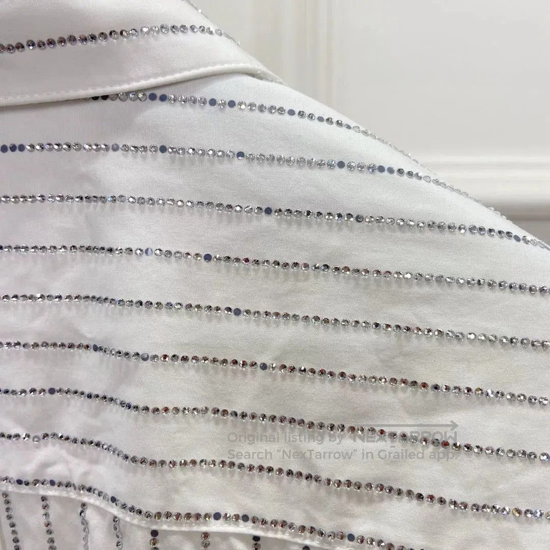 Alexander Wang Alexander Wang White Crystal Shirt. Size US XXS / EU 40 - 6 Thumbnail
