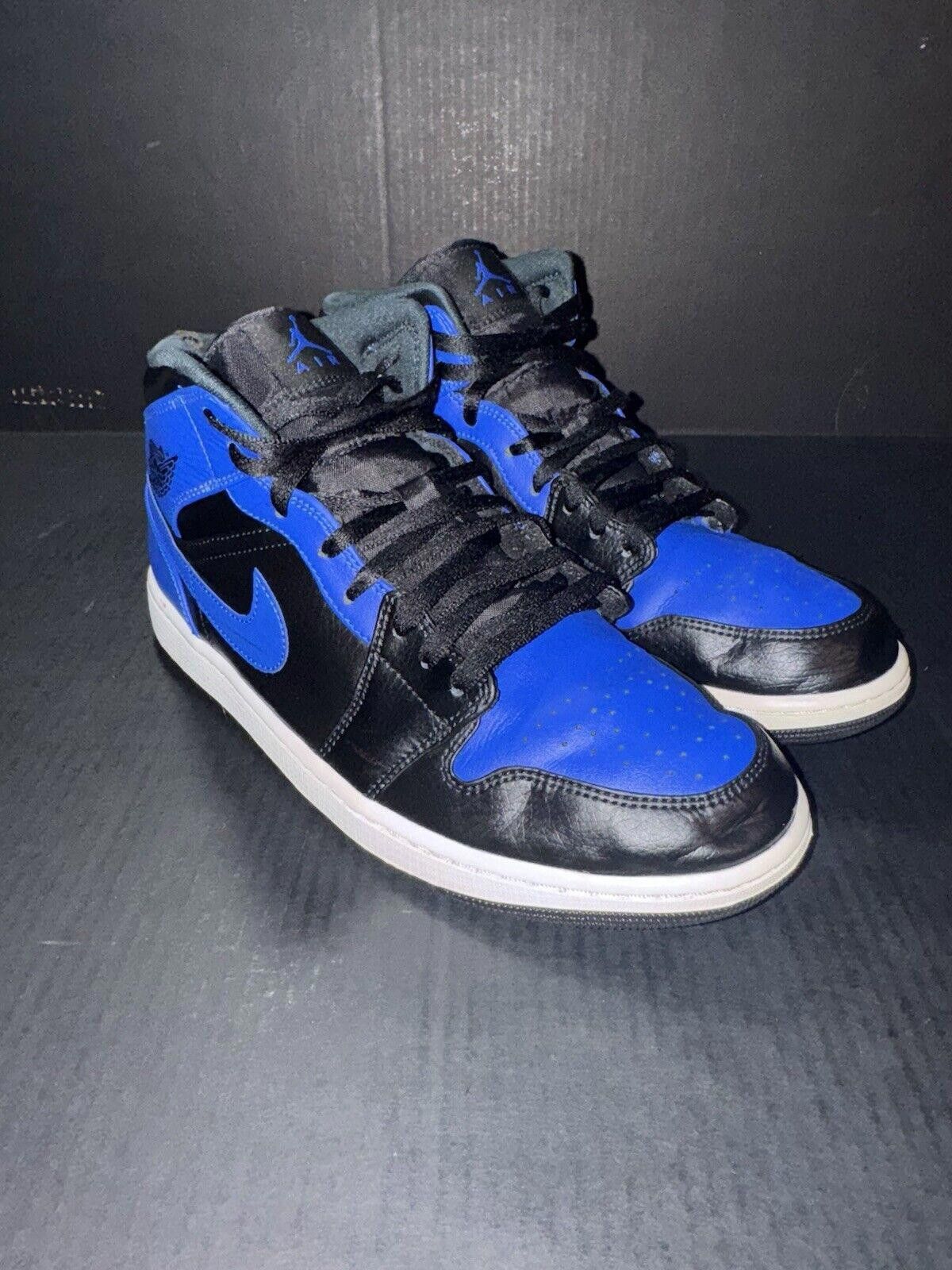 Jordan Brand Nike Air Jordan 1 Mid 'Hyper Royal' - 554724-077 - Size 11.5 Size US 11.5 / EU 44-45 - 2 Thumbnail